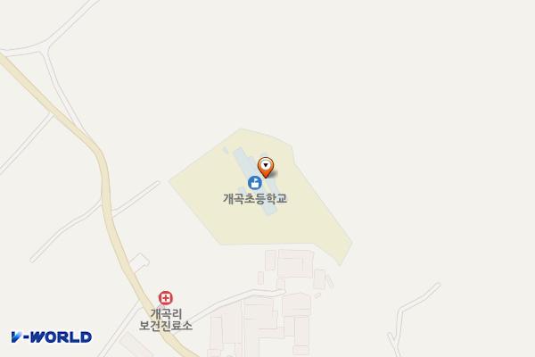 교사동 화장실 위치 지도 — 경기도 김포시 월곶면 애기봉로 445, 개곡초등학교