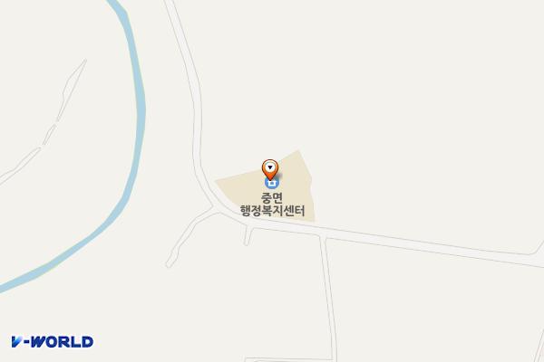 중면사무소 위치 지도 — 경기도 연천군 중면 군중로 400