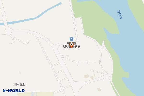 왕산보건지소 위치 지도 — 경기도 연천군 왕징면 왕산로 44
