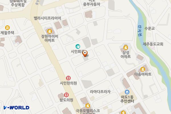 이도일동 1701-6,1701-14 위치 지도 — 제주특별자치도 제주시 이도일동 1701-6