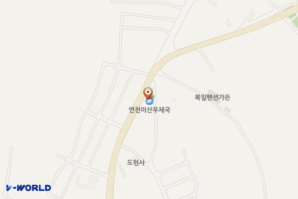 연천미산우체국 위치 지도 — 경기도 연천군 미산면 청정로 1734