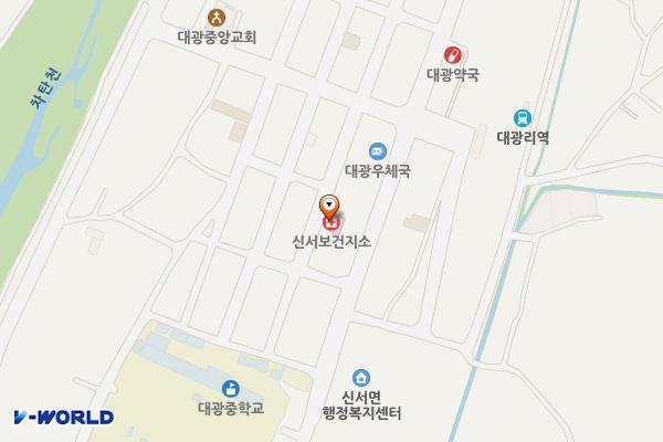 신서보건소 위치 지도 — 경기도 연천군 신서면 도대로3번길 63