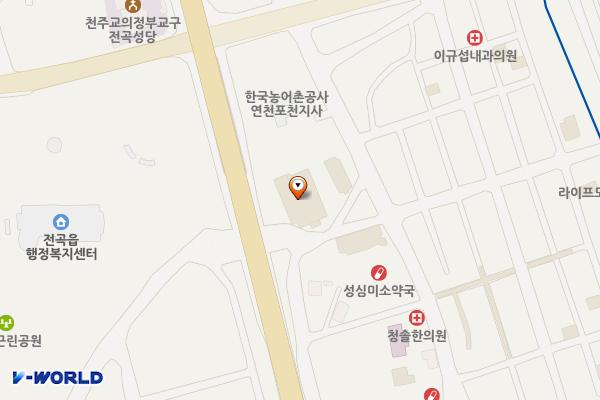 롯데프레시전곡점 공중화장실 위치 지도 — 경기도 연천군 전곡읍 전곡로 187-1
