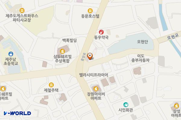 이도일동 1510, 1511-1,1932-53, 1949-1 위치 지도 — 제주특별자치도 제주시 이도일동 1510