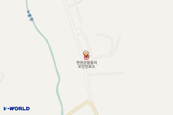 동중리 진료소 위치 지도 — 경기도 연천군 왕징면 왕산로 832-1