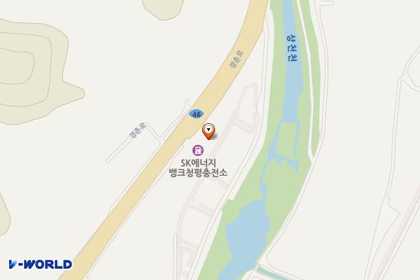 청평LPG충전소 위치 지도 — 경기도 가평군 청평면 경춘로 1050