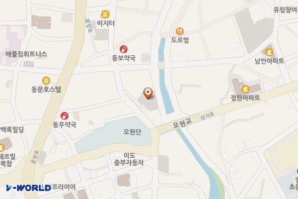동문재래 위치 지도 — 제주특별자치도 제주시 이도일동 1330-5