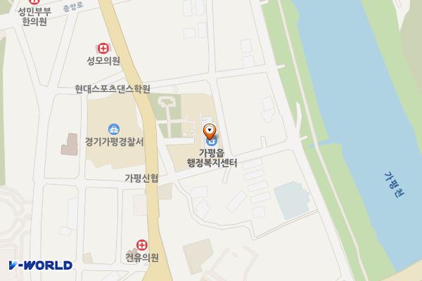 가평읍사무소 (1층) 위치 지도 — 경기도 가평군 가평읍 가화로 62