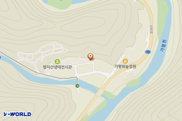 명지산 군립공원 공중화장실 위치 지도 — 경기도 가평군 북면 가화로 2089-12
