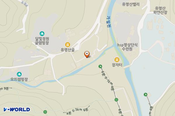 유명산 공중화장실 위치 지도 — 경기도 가평군 설악면 유명산길 101-30