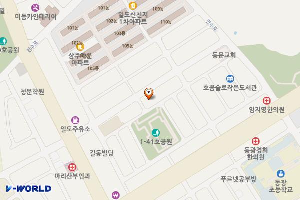 일도이동 55-8 위치 지도 — 제주특별자치도 제주시 일도이동 55-8