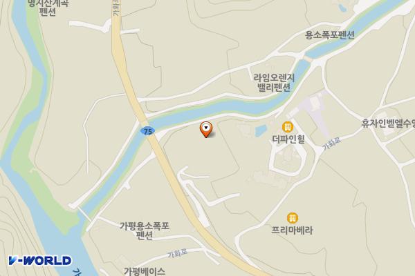 용소폭포 공중화장실1 위치 지도 — 경기도 가평군 북면 도대리 370-1