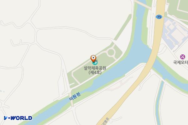테니스장 옆 주차장 위치 지도 — 경기도 가평군 설악면 선촌리 589-1
