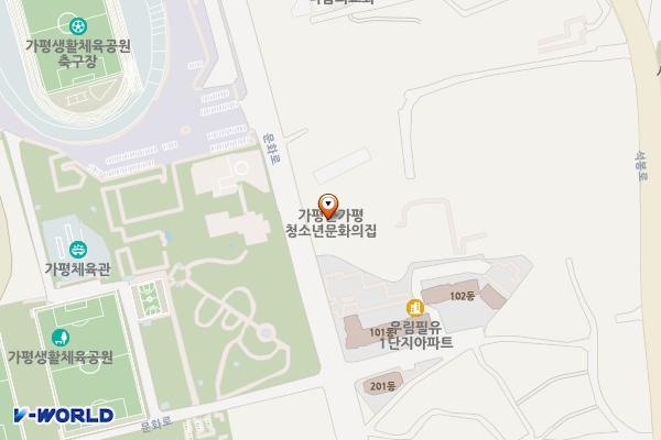 청소년 문화센터 위치 지도 — 경기도 가평군 가평읍 문화로 120