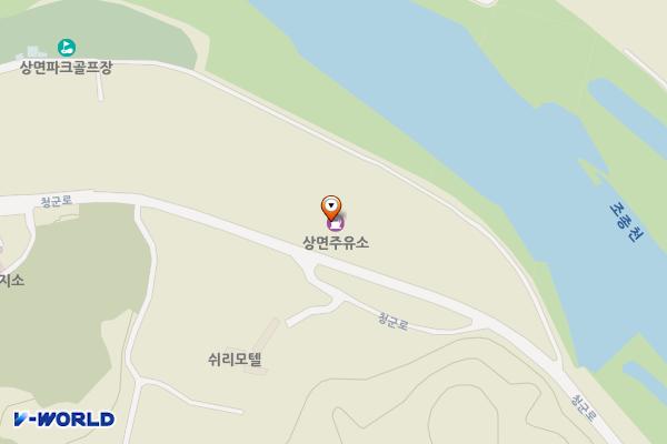 상면주유소 위치 지도 — 경기도 가평군 상면?청군로 1070