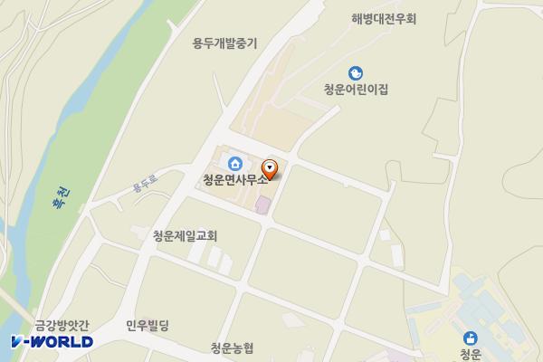 청운119지역대 위치 지도 — 경기도 양평군 청운면 용두로164번길 9-5