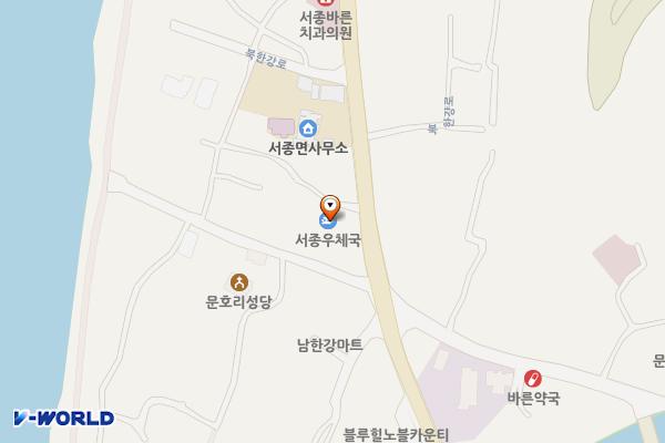 서종우체국 위치 지도 — 경기도 양평군 서종면 하문호길 3