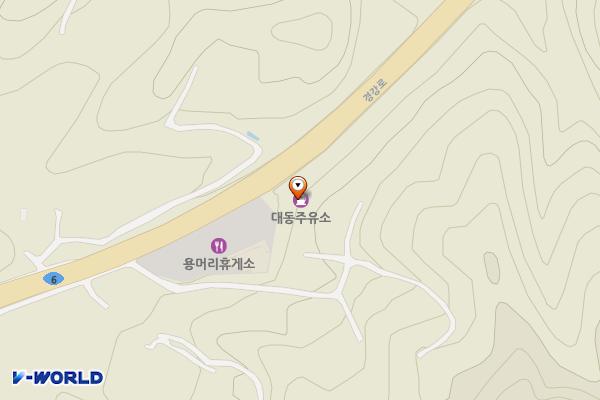 용머리휴게소 위치 지도 — 경기도 양평군 청운면 경강로 4220 (가현리, GS칼텍스용머리주유소)
