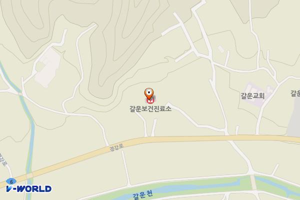 갈운보건진료소 위치 지도 — 경기도 양평군 청운면 경강로 4839