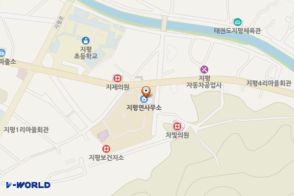 지평면사무소 위치 지도 — 경기도 양평군 지평면 지평의병로116번길 1