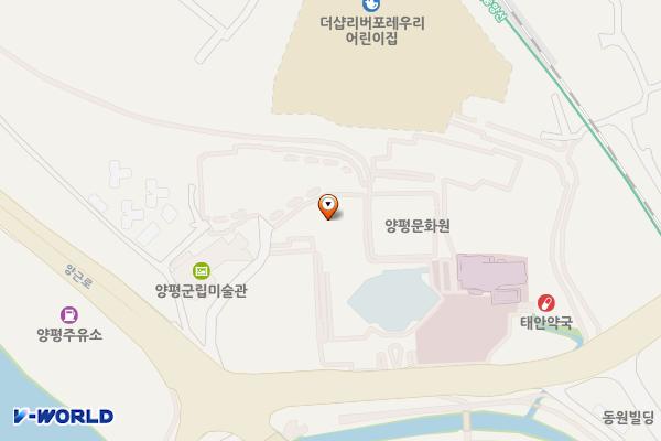 양평군평생학습센터 공용화장실 위치 지도 — 경기도 양평군 양평읍 마유산로 3