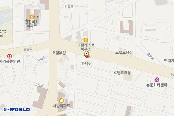동문로 124, 동문로 126 위치 지도 — 제주특별자치도 제주시 동문로 124