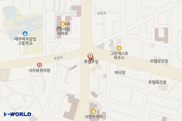 고마로 1, 동문로 118 위치 지도 — 제주특별자치도 제주시 고마로 1