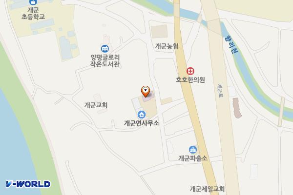 개군보건지소 위치 지도 — 경기도 양평군 개군면 하자포길33번길 6