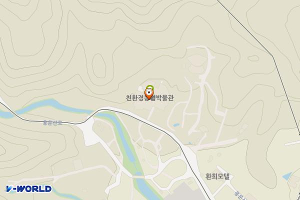 용문산국민관광지 박물관(1층) 위치 지도 — 경기도 양평군 용문면 용문산로 670