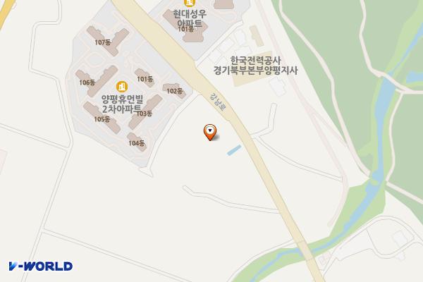 OK주유소(늘푸른) 위치 지도 — 경기도 양평군 강상면 강남로 938