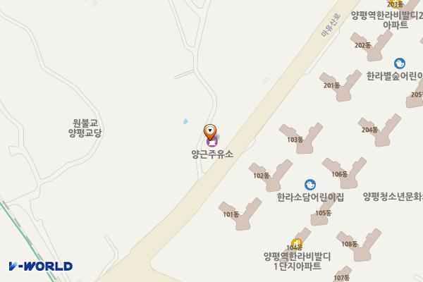 양근주유소 위치 지도 — 경기도 양평군 양평읍 마유산로 67 (양근리, 양근주유소)