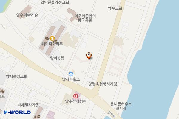 양수리전통시장 위치 지도 — 경기도 양평군 양서면 양수로150번길 3-17