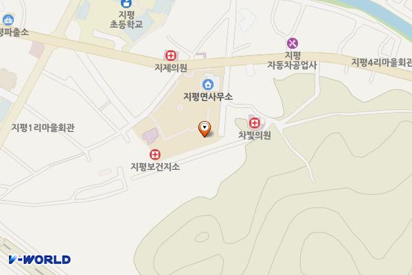 지평면종합복지관 위치 지도 — 경기도 양평군 지평면 지평의병로116번길 1-1 (지평리, 지평면종합복지관)