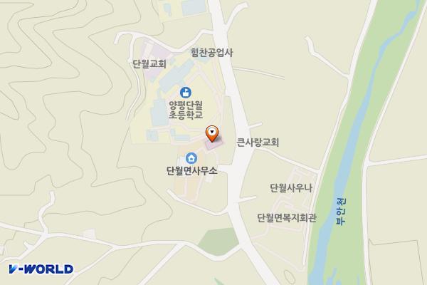 단월보건지소 위치 지도 — 경기도 양평군 단월면 보룡길 53-4