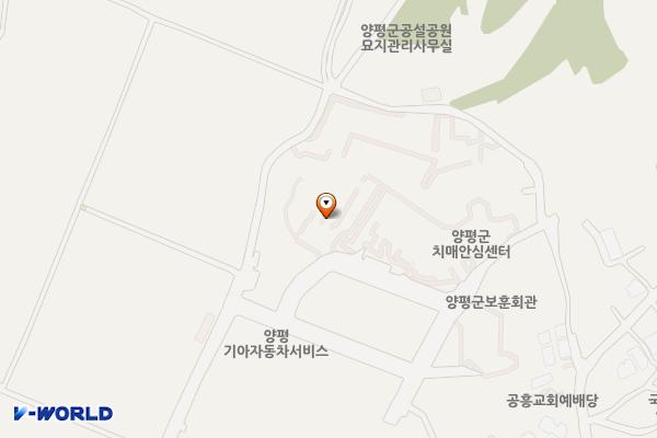 양평군장애인복지관 위치 지도 — 경기도 양평군 양평읍 중앙로111번길 36-1