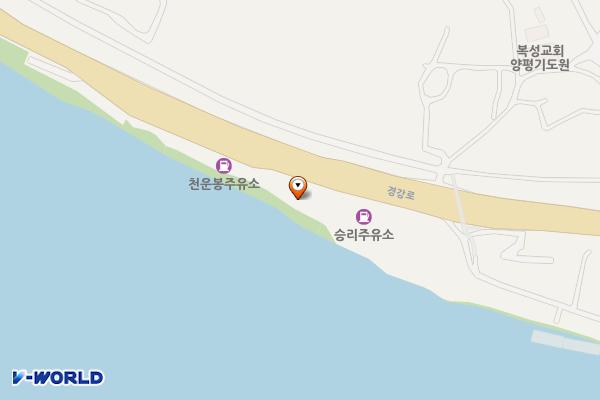 (주)삼호에너지 강변충전소 위치 지도 — 경기도 양평군 옥천면 경강로 1574