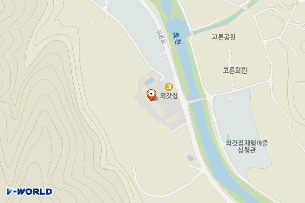청운인성수련원 위치 지도 — 경기도 양평군 청운면 신론로 346 (신론리, 청운인성수련원)