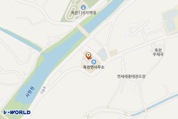 옥천면사무소 위치 지도 — 경기도 양평군 옥천면 옥천길 21