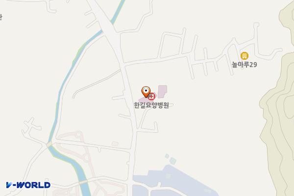 한길요양병원 위치 지도 — 경기도 양평군 양서면 남한강변길 83