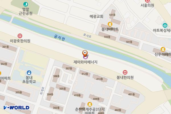 현대오일뱅크㈜직영 개나리셀프주유소 위치 지도 — 강원특별자치도 춘천시 퇴계로 231