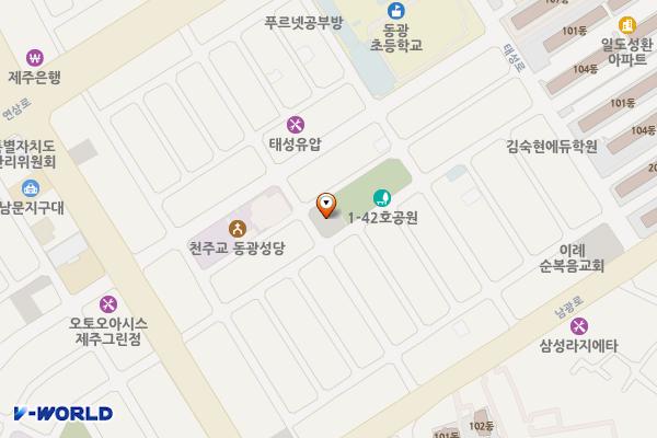 일도이동 88-1 위치 지도 — 제주특별자치도 제주시 일도이동 88-1