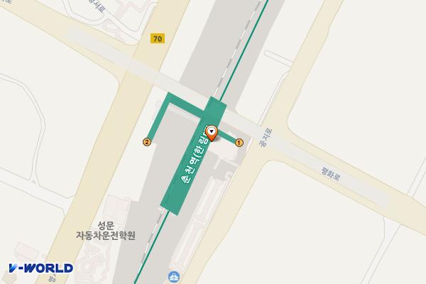 춘천역 위치 지도 — 강원특별자치도 춘천시 공지로 591