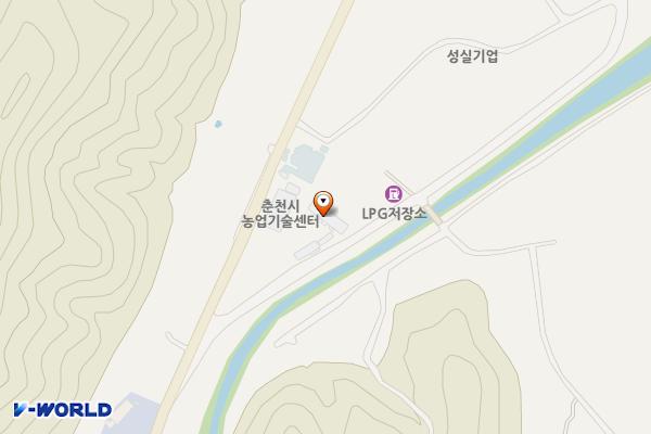 남부 농기계임대사업소 사무실 위치 지도 — 강원특별자치도 춘천시 신동면 한치로 896-4