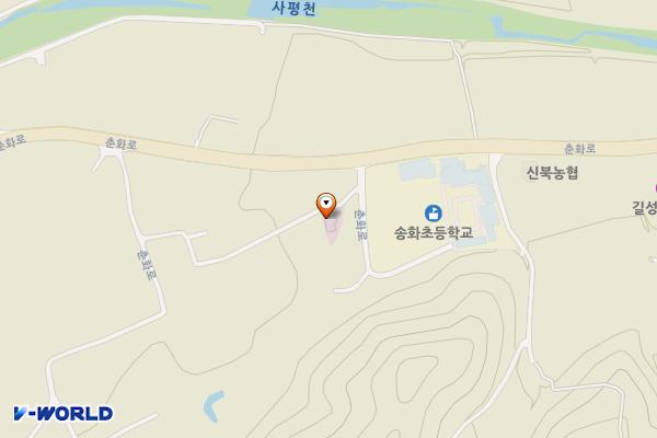 고탄보건진료소 위치 지도 — 강원특별자치도 춘천시 사북면 춘화로 510-6