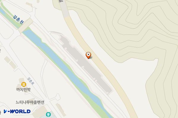 강촌 주차장 위치 지도 — 강원특별자치도 춘천시 남산면 강촌리 208