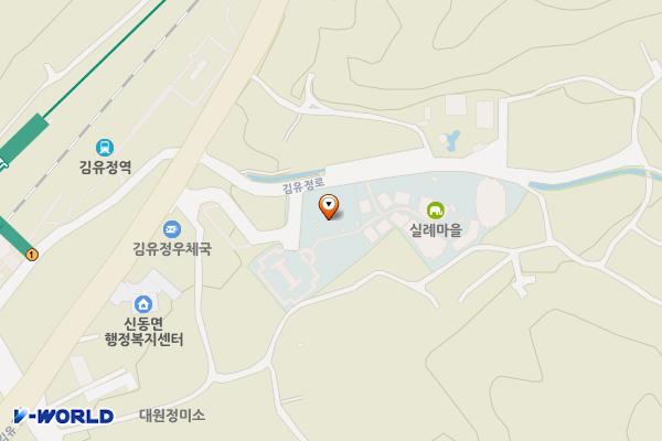 김유정문학마을 위치 지도 — 강원특별자치도 춘천시 신동면 김유정로 1430-14