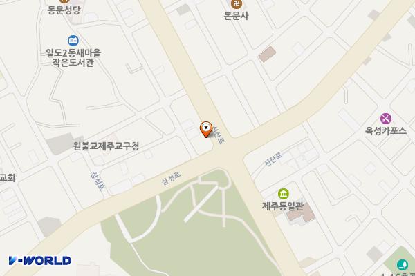 일도이동 1032-4 1032-5 위치 지도 — 제주특별자치도 제주시 일도이동 1032-4