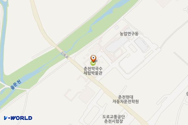 춘천막국수체험박물관 위치 지도 — 강원특별자치도 춘천시 신북로 264