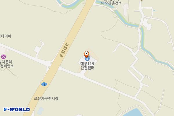 춘천소방서 대룡119안전센터 위치 지도 — 강원특별자치도 춘천시 동내면 고은길 9