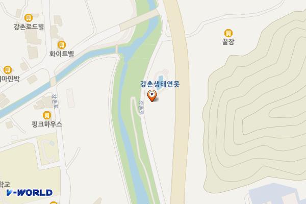 강촌 근린공원 위치 지도 — 강원특별자치도 춘천시 남산면 강촌로 145-42